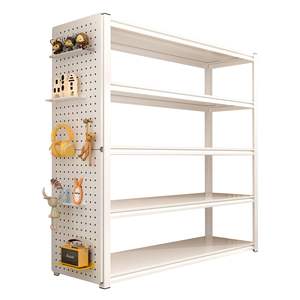 Étagère de rangement en acier Zwj Hj, multi-niveaux, rectangulaire, en acier au carbone, pour salon, balcon, unité de rangement pour l'organisation - Product Image 4