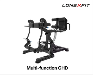 <span class=keywords><strong>GHD</strong></span> Machine multifonction Glute Ham Developer avec extension et flexion des jambes, et hyperextension inversée pour centre de fitness - Product Image 1