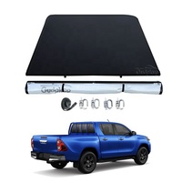 Tonneaucover de camionnette Great Wall Poer Truck Bed Cover 2015 Hilux Revo Vigo Soft Roll up Tonneau cover pour Silverado Silver Tundra