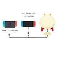Controlador de Juego de Tambor Taiko con Cable Universal TP4-0409 DOBE para PS4, PS3, PC y Switch