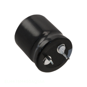 ตัวแทนจำหน่ายอย่างเป็นทางการ ELH476M450AQ1AA คาปาซิเตอร์อะลูมิเนียม 47UF 20% 450V แบบ Snap-in Through Hole 47 ยูเอฟ - Product Image 1