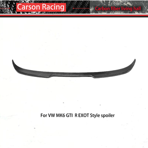 2008 2013 Golf MK6 GTI R20 sợi carbon xe Spoiler Chất lượng cao bất sợi carbon bên ngoài phụ kiện kỳ lạ phong cách MK6 forge - Product Image 5