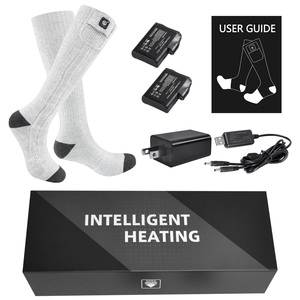 Chaussettes chauffantes isolées pour l'extérieur, chasse à la <span class=keywords><strong>neige</strong></span> en hiver, faible température, chauffage électrique, sortie puissante, longue durée de vie de la batterie - Product Image 6