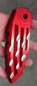 Accesorios para Moto, Reposapiés Delantero para Motocicleta, Reposapiés Delantero Antideslizante, Apto para Modificación de Piezas de Reposapiés Honda Giorno - Product Image 5