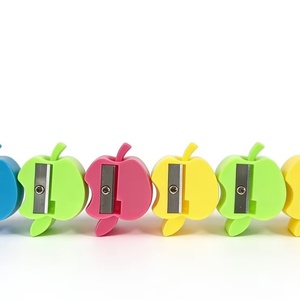 Sacapuntas con Diseño de Manzana a Precio de Fábrica, Material Escolar con Forma de Fruta de Dibujos Animados para Niños, Recompensas para el Aula con Buena Calidad - Product Image 4