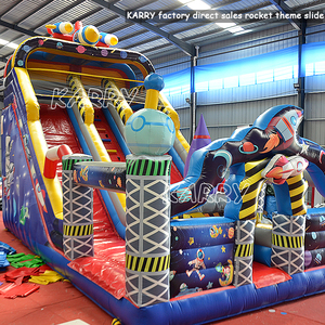 New tên lửa chủ đề Inflatable lâu đài bouncy với trượt không khí nhảy Nhà trượt lớn công viên giải trí thiết bị - Product Image 2