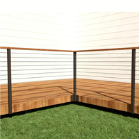 Systèmes de balustrade en câble de terrasse HIMOWAY METAL 4mm 6mm avec tendeur en acier inoxydable pour garde-corps et postes