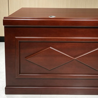 Bureau de direction moderne en bois massif haut de gamme, style italien, modulaire, en acier inoxydable, luxueux, peint, en forme de L, garantie 3-5 ans