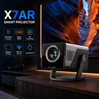 Projecteur de cinéma maison portable ROJIN X7AR Full HD 1080P, 43 à 250 pouces, projecteur LED pour films, chambre à coucher, camping en plein air et jeux