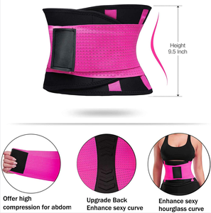 Cinturón de entrenamiento de cintura para mujer, faja de entrenamiento para el sudor, adelgazante - Product Image 5