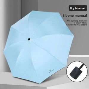 CustomCustom Cheap White Rain 3 <b>Folding</b> Umbrella Windproof Portable Uv Automatic Umbrella With Logo - Product Image 4