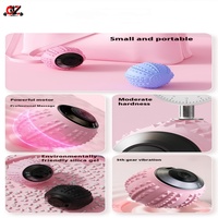 Balle de massage vibrante CZFIT pour détendre les muscles, matériau sûr, personnalisable, balle de massage électrique portable