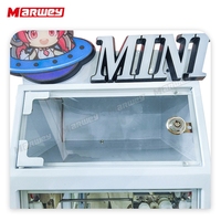 Marwey Machine à griffes d'arcade miniature d'intérieur, nouvelle conception, commerciale, économique, avec petit casier à prix gagnants
