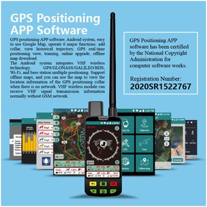 Eseek Alpha 200 tiên tiến GPS & VHF Dog Tracker với hệ thống đào tạo - Product Image 4