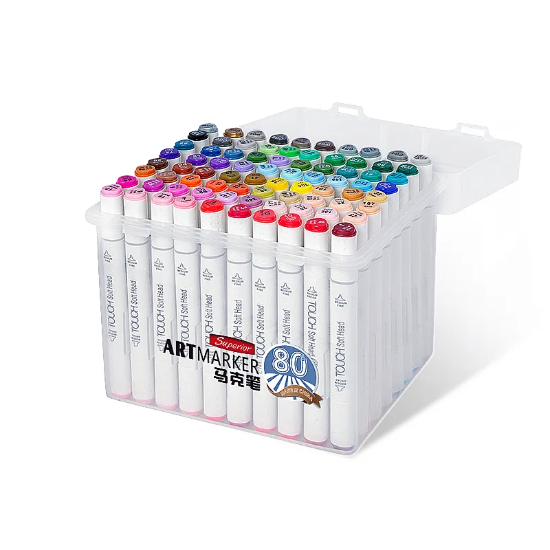 Ensemble de marqueurs de peinture colorés à base d'alcool pour stylo marqueur multicolore supérieur