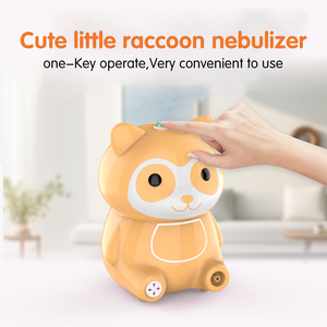 Mới Ống hít y tế Máy phun sương phim hoạt hình gấu trúc hình dạng piston máy nén nebulizador xách tay máy phun sương - Product Image 3