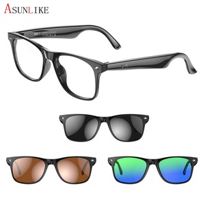 Smart Glasses W100 Calling Voice Control AI Assistant 30g Clear Black Lenses - Product Image 5