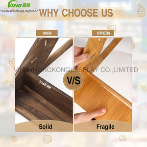 Soportes de exhibición de cupcakes de madera rústica de 4 niveles, exhibición de encimera de supermercado de fiesta de boda para Baby Shower - Product Image 6