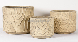 Pot à fleurs vintage en fibrociment, idéal pour l'intérieur et l'extérieur, avec trous de drainage - Vente flash - Product Image 4