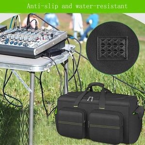 BSCI Factory Large Capacity DJ <b>Cable</b> <b>Bag</b> With 6 Pockets for Extension Cords, Mics, Pedals, <b>Cable</b> <b>Bags</b> for Musicians - Product Image 6