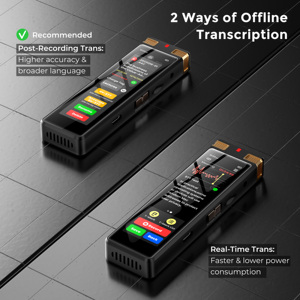 Meilleure vente INNIOASIS enregistreur <span class=keywords><strong>audio</strong></span> numérique intelligent à écran SR1-Touch AI <span class=keywords><strong>convertisseur</strong></span> de <span class=keywords><strong>texte</strong></span> vocal enregistrement vocal en temps réel longue durée - Product Image 2