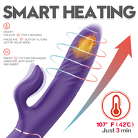 Vibrateur à double moteur pour stimulation du point G et du clitoris, pour l'orgasme féminin