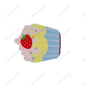 Éponge de cuisine personnalisée à changement de couleur, éponge à vaisselle en mousse à motif de dessin animé, sensible à la température, thermochromique, vente en gros - Product Image 3