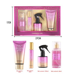 Full Body <b>Spray</b> Lotion Gift <b>Set</b> Floral Citrus Long Lasting Fragrance Body Care <b>Set</b> Regular Size for Daily Use - Product Image 6