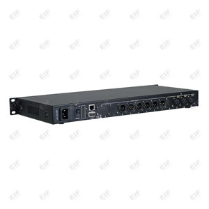 Excellent prix, processeur audio numérique EIF LA306 haute qualité 3 entrées 6 sorties, filtre FIR, XLR, montage en rack métallique, actif, pour scène et karaoké. - Product Image 4