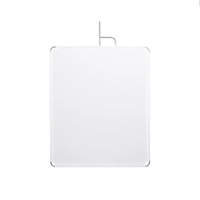 Kit d'éclairage photo avec panneau diffuseur à cadre en acier inoxydable et tissu réflecteur 4 couleurs pour studio