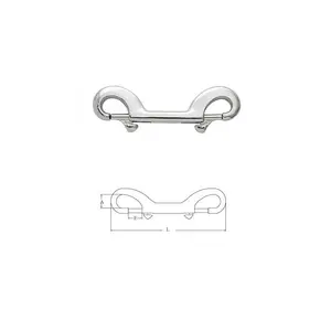 Rvs Double End Bolt Snap S-162