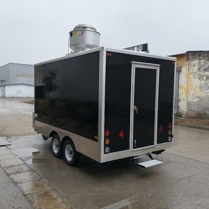 China Factory Custom Rust-Resistant Outdoor Mobile Food Trailer for Chickpeas Corn Nuts Fast Food and Chips - Product Image 4