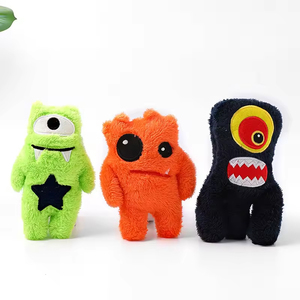 New Design Funny Monster <b>Dog</b> Plush Chew Toy Bite-Resistant Squeaky Vocal <b>Ball</b> Toy for Pets - Product Image 2