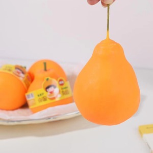 Unisex TPR Ugly Pinch Simulation Fruit Orange Shape Super Soft Slow Rebound <b>Squeeze</b> Stress Relief Toys for Kids Boys and Girls - Product Image 5