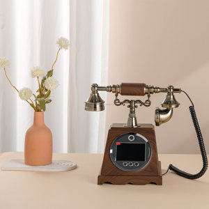 Livre d'or audio téléphonique moderne 32 Go en bronze, en ABS durable, impression numérique pour mariages, anniversaires et décorations de fête - Product Image 6