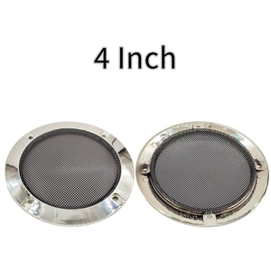 Grille <span class=keywords><strong>de</strong></span> haut-parleur <span class=keywords><strong>de</strong></span> voiture <span class=keywords><strong>de</strong></span> 4 pouces utilisée pour 2 "3" 4 "5" 6.5 "8" 10 "Circle Decorative <span class=keywords><strong>Metal</strong></span> Mesh Cover Cold Lamined Steel - Product Image 3