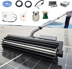 Robot de nettoyage de panneaux solaires photovoltaïques de haute qualité avec tête à rouleaux pour fenêtres et murs - Product Image 1
