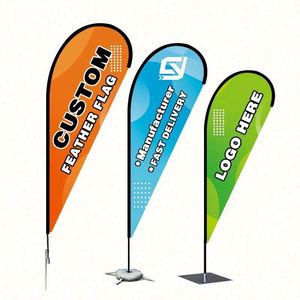 Telescopic <b>Flag</b> Promotional Factory Wholesales Personalized Beach <b>Flag</b> for Trade Show Beach <b>Flag</b> - Product Image 2