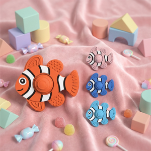 ยางกัดรูปปลาการ์ตูนซิลิโคน ของเล่นเด็ก ฟินดิ้ง นีโม บาร์<span class=keywords><strong>กัด</strong></span>ฟัน สำหรับเด็ก วัสดุเกรดอาหาร ปลอดภัย ของเล่นเสริมพัฒนาการ - Product Image 1