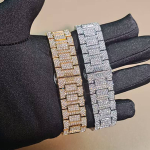 Orologi da Uomo Iced Out Hip Hop, Orologio da Polso da Uomo all'Ingrosso, Orologi da Rapper di Marca Top, Orologi da Polso di Lusso da Uomo, Relogio Montres De Luxe - Product Image 5