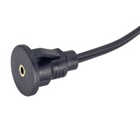 Autoradio AUX in Socket Snap in 3.5mm Jack to 2 RCA Plug Audio Cable Car Stereo Head Unit Audio Cable