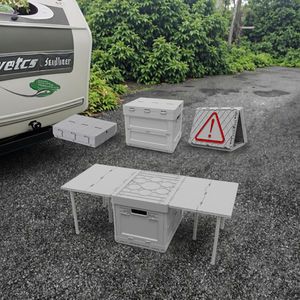 <span class=keywords><strong>Table</strong></span> <span class=keywords><strong>pliante</strong></span> gain de place pour manger, boîtes de rangement pliables pour voiture, <span class=keywords><strong>camping</strong></span>, boîte de rangement pliable avec couvercle - Product Image 1