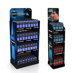 Quảng Cáo Uống bia chai rượu vang nước sản phẩm <span class=keywords><strong>Pop</strong></span> giấy hiển thị sàn đứng sóng hiển thị các tông kệ cho các cửa hàng PVC - Product Image 4