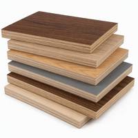 Panneau mélaminé en peuplier et eucalyptus, finition texturée mate ultra-brillante, matériau de construction durable pour la décoration intérieure, vente en gros