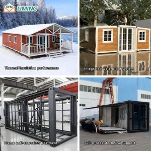 Meilleures ventes : Maison pliante haut de gamme à double aile, 2 chambres, 1 salle de bain, 1 séjour - Product Image 4