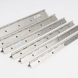 Alta carga Herrajes para muebles Continuar bisagra Industrial Acero inoxidable Durable niquelado Bisagra larga para piano - Product Image 4