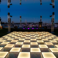 MM Vollfarb Magnetisches LED-Tanzflächen-Bildschirmdisplay-Panel mit Unendlichkeits-Effekt für Hochzeitsveranstaltungen, DJ-Entertainment-Shows