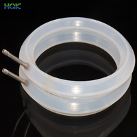 Bague en caoutchouc gonflable de qualité alimentaire, anneau de scellage transparent personnalisé, 10 pièces, résistant à la chaleur