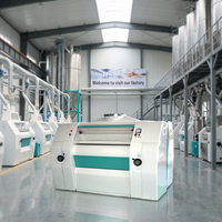 Fabricant chinois Quanfeng, machine à broyer le blé pneumatique, 50-100 TPD, acier au carbone/acier inoxydable, moulin à farine haute productivité