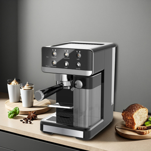 เครื่องชงกาแฟเอสเพรสโซ่อัตโนมัติแบบมัลติฟังก์ชั่นพร้อมหน้าจอสัมผัสอัจฉริยะสำหรับคาปูชิโน่และลาเต้ ราคาโรงงาน - Product Image 1